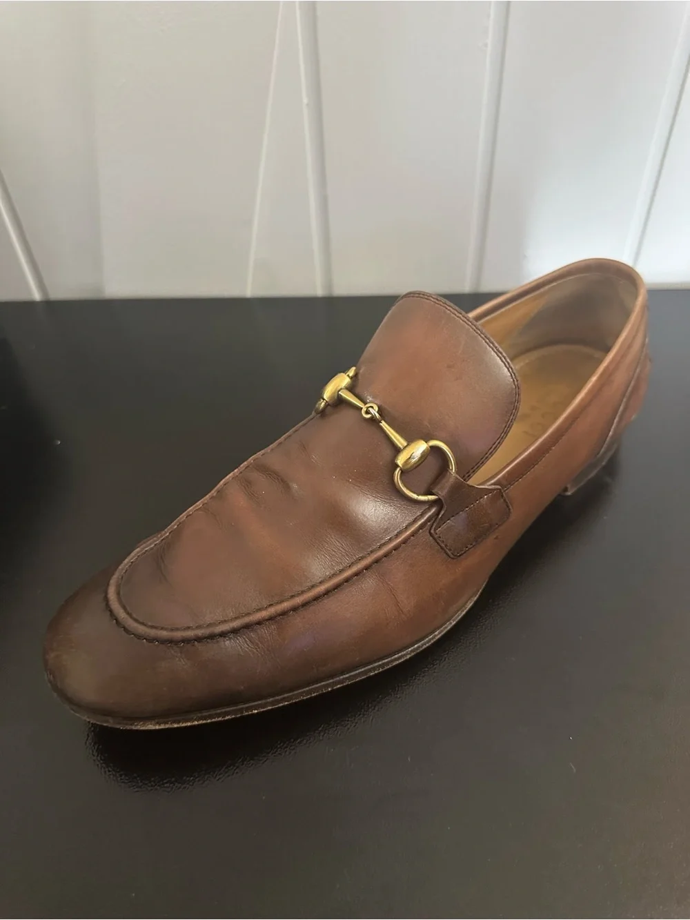 Gucci jordaan leather